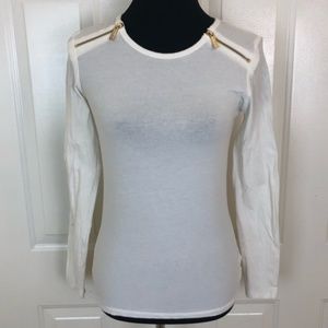 MICHAEL Michael Kors Women’s Off-White Top Size S